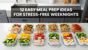 12 Easy Meal Prep Ideas for Stress-Free Weeknights