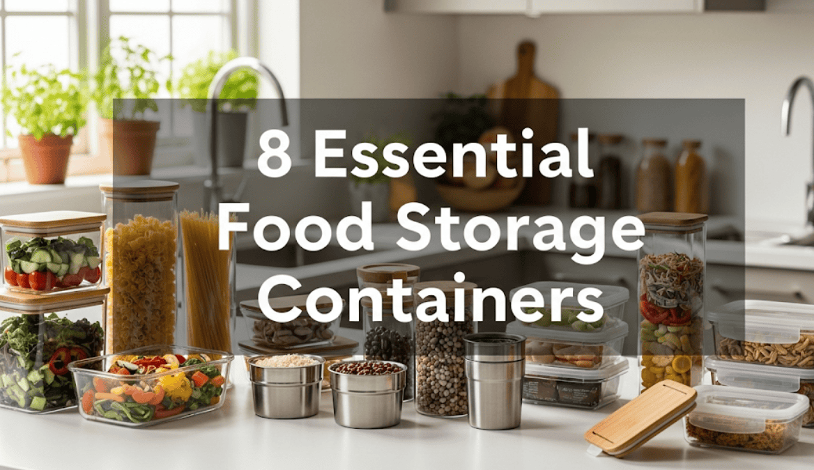 Essential Storage Containers 8 Essential Food Storage Containers - DTDF Home