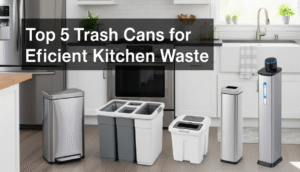Top 5 Trash Cans for Efficient Kitchen Waste