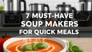 7 Must-Have Soup Makers for Quick Meals